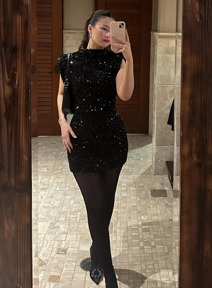 Larisa Sequin Mini Dress